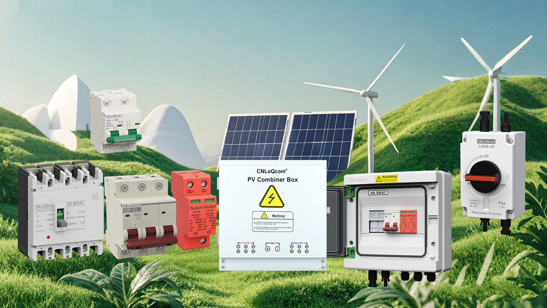 Penyelesaian Elektrik PV yang cekap dan boleh dipercayai - Cnlonqcom memberi kuasa kepada masa depan tenaga hijau anda